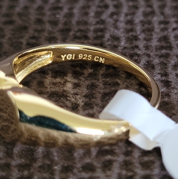 Simply Silver🤍 Gold💛 Heart Ring - Picture 6 of 16